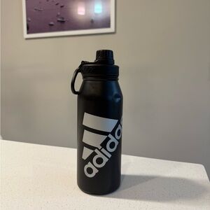 Adidas Matte Black Sports Bottle
